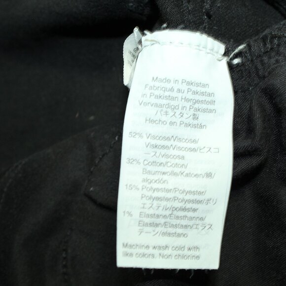 Madewell Roadtripper Skinny Jeans Womens 25 Faded Black Stretch Denim - Picture 5 of 9